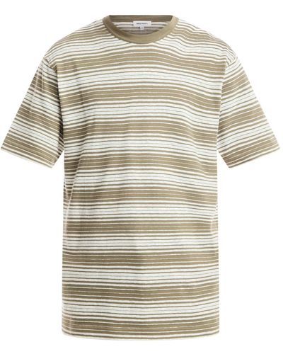 Norse Projects Men's Johannes Spaced Stripe T-shirt - White