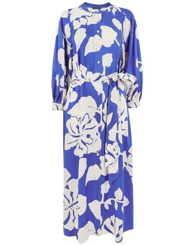 Whistles Women's Hawaiian Print Mabel Dress - Blue