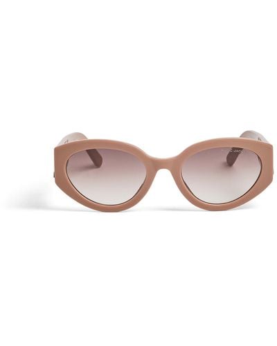 Marc Jacobs Women's Marc 694/g/s Oval Acetate Sunglasses - Pink
