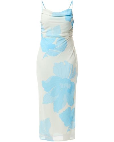 Pretty Lavish Women's Keisha Ruched Midaxi Dress - Blue