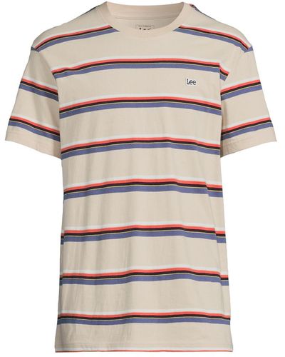 Lee Jeans Men's Relaxed Stripe T-shirt - White