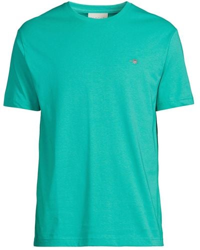 GANT Men's Regular Fit Shield T-shirt - Green