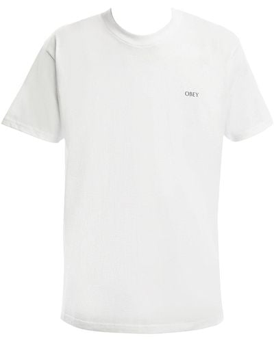Obey Men's Icarus Deco Classic T-shirt - White
