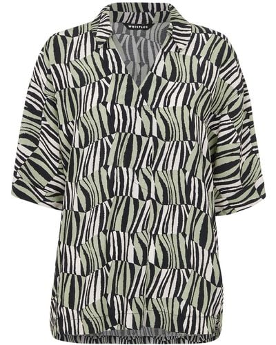 Whistles Women's Checkerboard Tiger Boxy Shirt - Multicolour