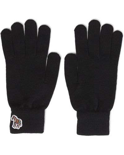 Paul Smith Women's Zebra Gloves - Black
