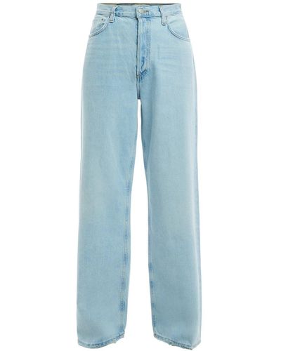 Agolde Women's Low Slung baggy Jeans - Blue