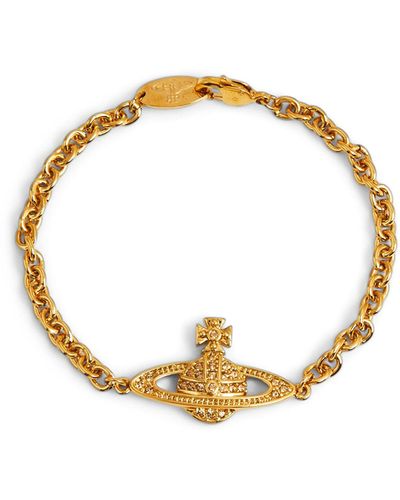 Vivienne Westwood Men's Man. Mini Bas Relief Chain Bracelet - Metallic