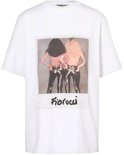 Fiorucci Women's Girls Polaroid T Shirt - White