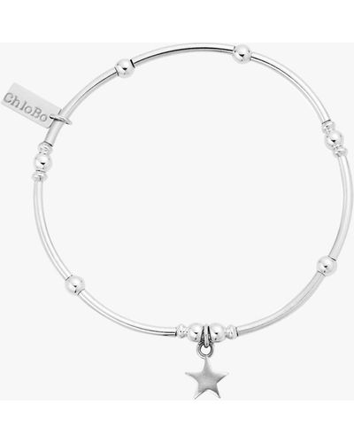 ChloBo Women's Mini Noodle Ball Star Bracelet - Metallic