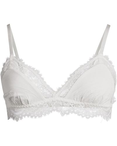 Free People Women's Happier Than Ever Bralette - White