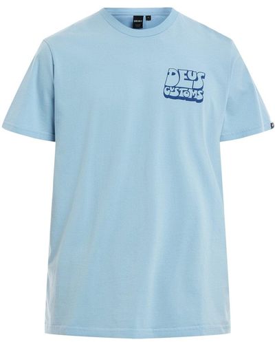 DEUS Men's Duke T-shirt - Blue