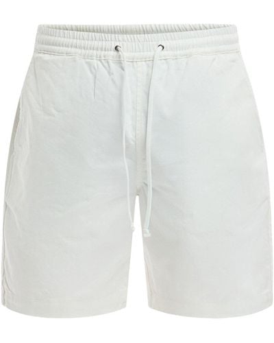 Universal Works Men's Twill Beach Shorts - White