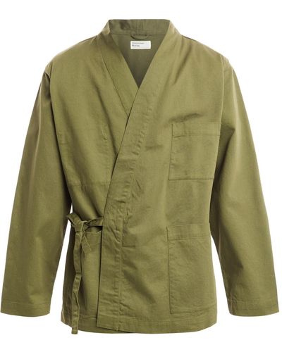 Universal Works Men's Kyoto Work Jacket - Green