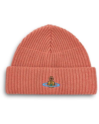 Vivienne Westwood Women's Knitted Sporty Beanie - Red
