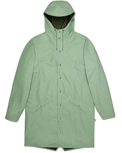 Rains Women's Long Jacket W3 - Green