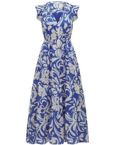 Forever New Women's Florence Midi Dress - Blue