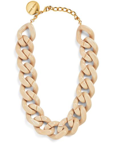 Vanessa Baroni Women's Big Flat Chain Necklace - Metallic