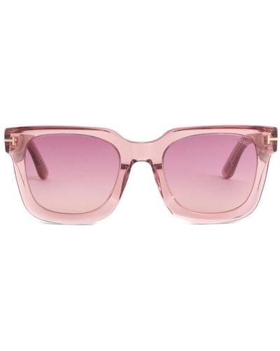 Tom Ford Women's Leigh 02 Acetate Sunglasses - Pink