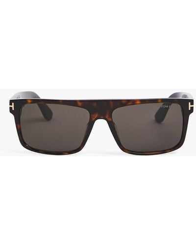 Tom Ford Men's Philippe 02 Acetate Sunglasses - Grey