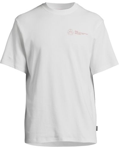RÆBURN Men's Artefact Short Sleeve T-shirt - Grey