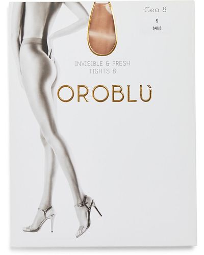 Oroblu Women's Geo 8 Tights - White
