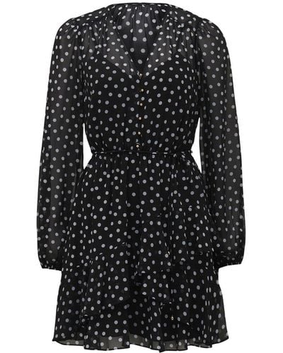 Forever New Women's Esra Button Front Mini Dress - Black