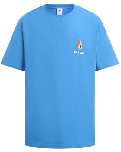 Parlez Men's Etang Short Sleeve T-shirt - Blue