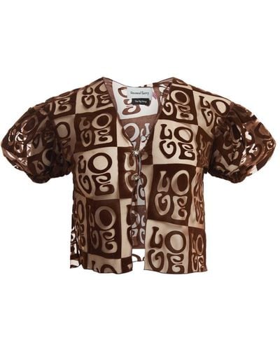 House Of Sunny Women's Casa Amor Top - Brown