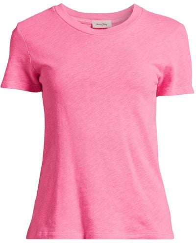 American Vintage Women's Sonoma Short Sleeve T-shirt - Pink