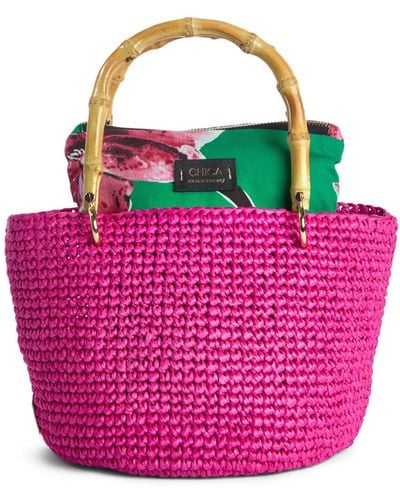 Chica Women's Trilly Small Basket Bag - Pink