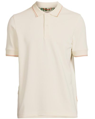 SealSkinz Men's Stalham Tipped Collar Short Sleeve Polo T Shirt - White