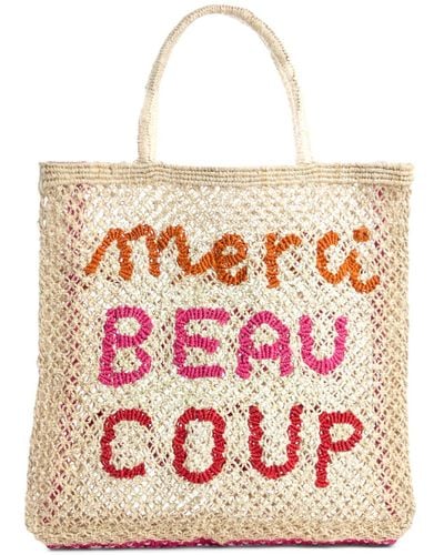 The Jacksons Women's Merci Beaucoup Large Beach Bag - Red