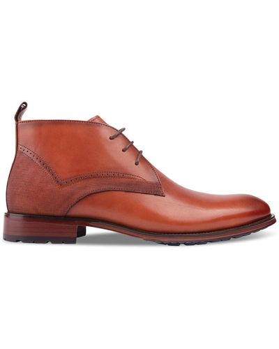 Sole Men's Cannon Chukka Boots - Red