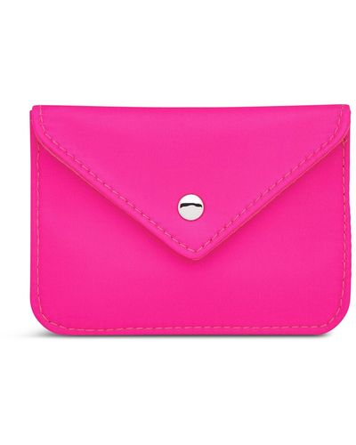 Whistles Women's Nylon Card Holder - Pink