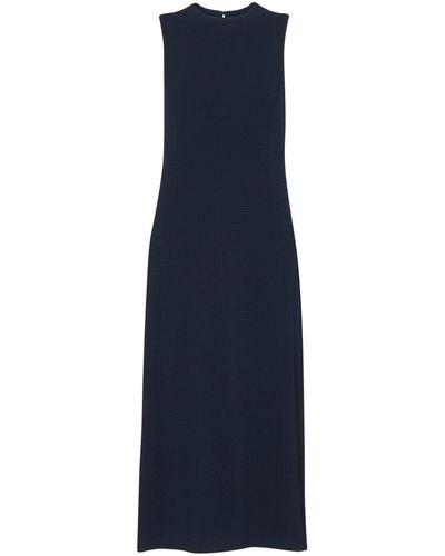 Whistles Women's Erin Texture Midi Dress - Blue