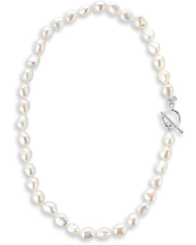 Claudia Bradby Women's New Baroque Pearl Bracelet - White