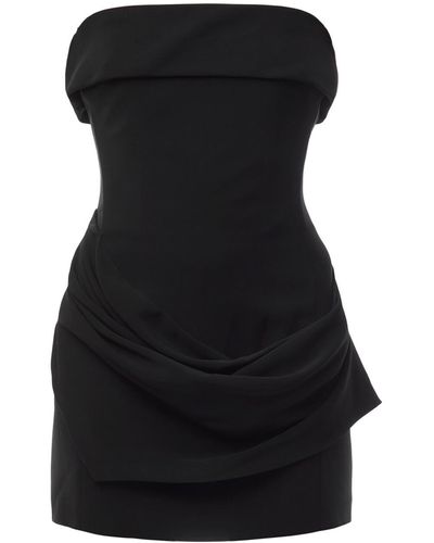 DSquared² Women's Strapless Mini Dress - Black