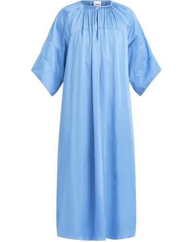 Day Birger et Mikkelsen Women's Jaden Modern Drape Midi Dress - Blue