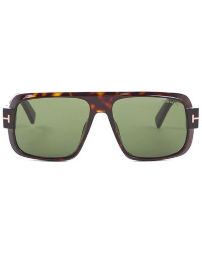Tom Ford Men's Turner Acetate Sunglasses - Green