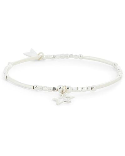 ChloBo Women's Open Star Charm Bracelet - White