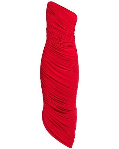 Norma Kamali Women's Diana Gown - Red