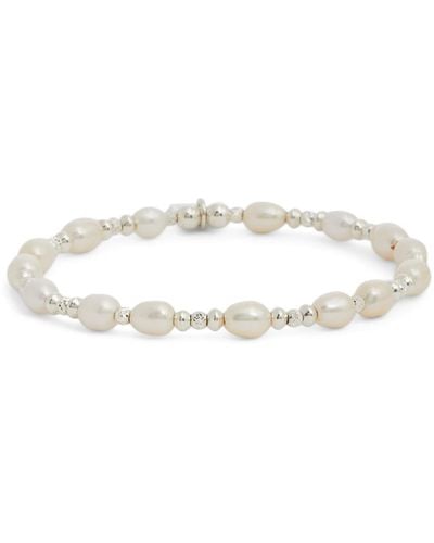 ChloBo Women's Sparkle Pearl Bracelet - White