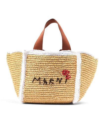 Marni Women's Sillo Bag Small Shopper Bag - Metallic