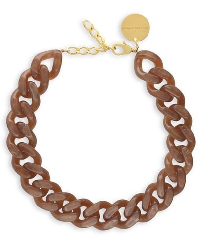 Vanessa Baroni Women's Flat Chain Necklace - Metallic