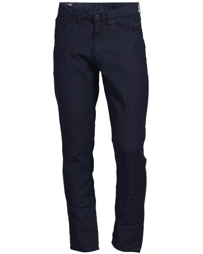 GANT Men's Slim Fit Cotton Linen Jeans - Blue