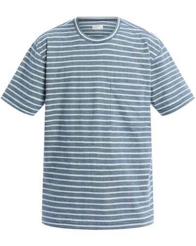 Universal Works Men's Relaxed T-shirt - Blue
