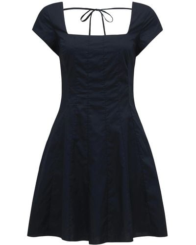Forever New Women's Regina Cap Sleeves Mini Dress - Blue
