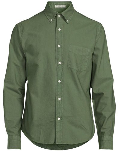 GANT Men's Sunfaded Archive Oxford Shirt - Green