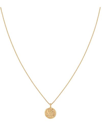 Astrid & Miyu Women's Pisces Zodiac Pendant Necklace In - Metallic