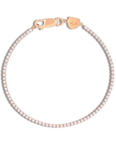 Astrid & Miyu Women's Tennis Chain Bracelet - Metallic